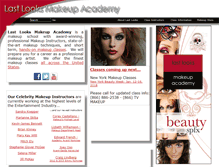 Tablet Screenshot of lastlooksmakeup.com